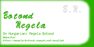 botond megela business card